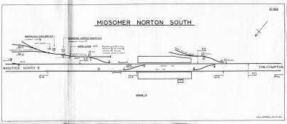 Midsomer Norton signal diagram 1960s
