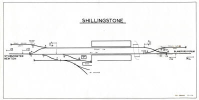 Shillingstone signal diagram circa-1960