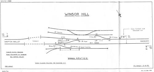 Winsor Hill signal diagram 1939