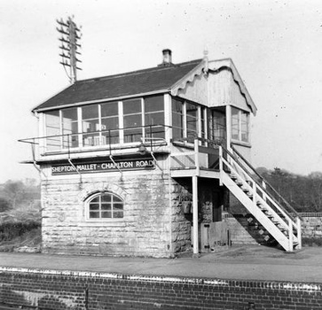 Shepton Mallet signal-box exterior view