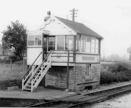 West Pennard signal-box after closure