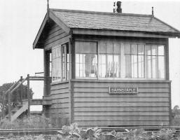 Barnstaple Town (L&BR) signal-box in 1935