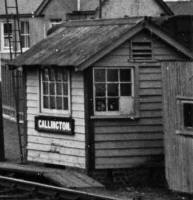 Ground-level signal-box at Callington