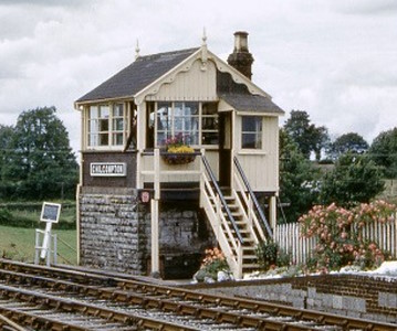 Chilcompton signal-box in 1961