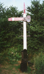 Preserved L&BR stop signal ex-Chelfham