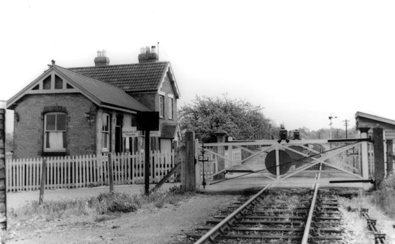 Ashcott station looking eastwards
