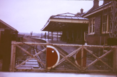Barnstaple Town station after closure circa-1973