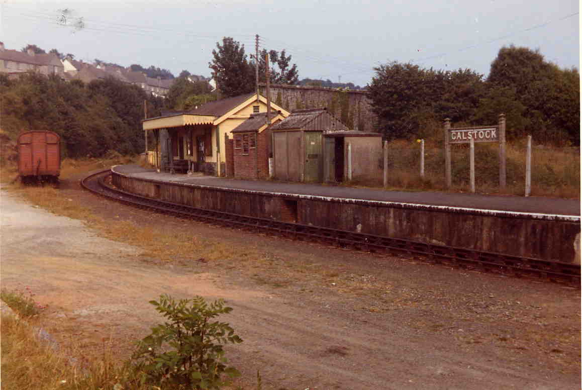 Gunnislake Railway Station Photo Calstock Callington Line. 1 Chilsworthy