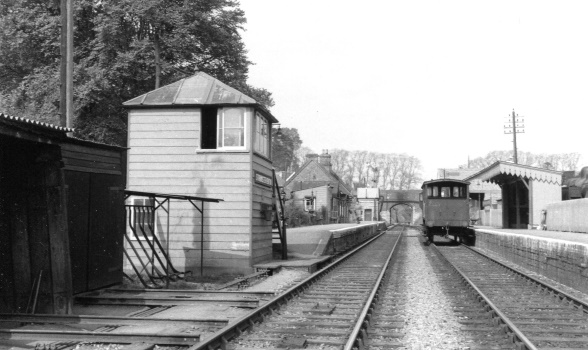 Sturminster station looking north in 1957
