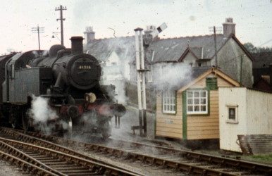 Callington signal-box and signal