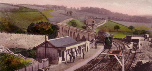 Calstock station circa-1908