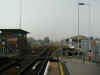 Looking down the line from west end of Gillingham station