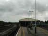 Yeovil Jcn station looking west along the platform