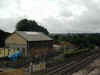 The turntable and former Clifton Maybank goods transhipment shed at Yeovil Jcn station