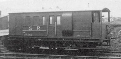 SR 6-wheeled Brake Van used on Callington Branch