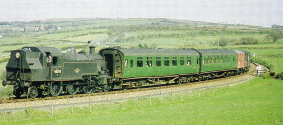 Callington branch train in the 1960s