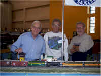 Chuck, George and Duane at the RIT Tiger Tracks Model Railroad show. See the note below