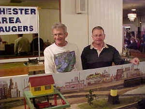 RASG's George Cole (left) and Tom Kayser at the TTCS Shamrock show, Rochester, NY