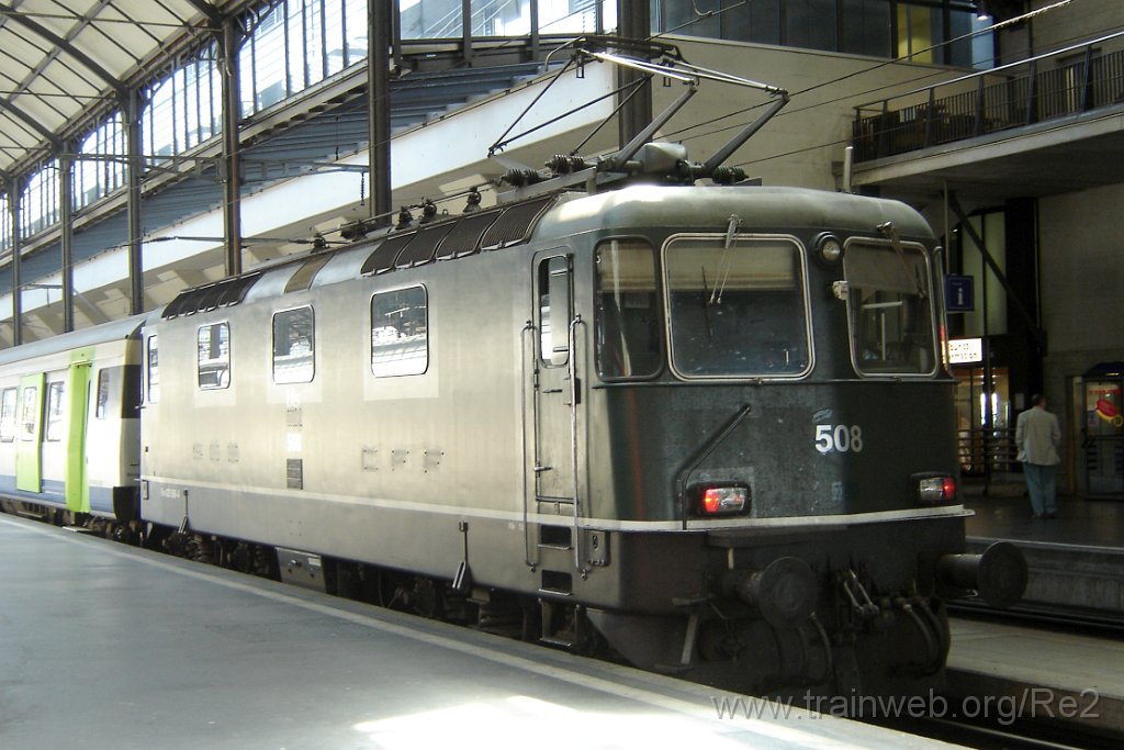 1215-0010-310806.jpg - BLS Re 420.508-4 / Luzern 31.8.2006