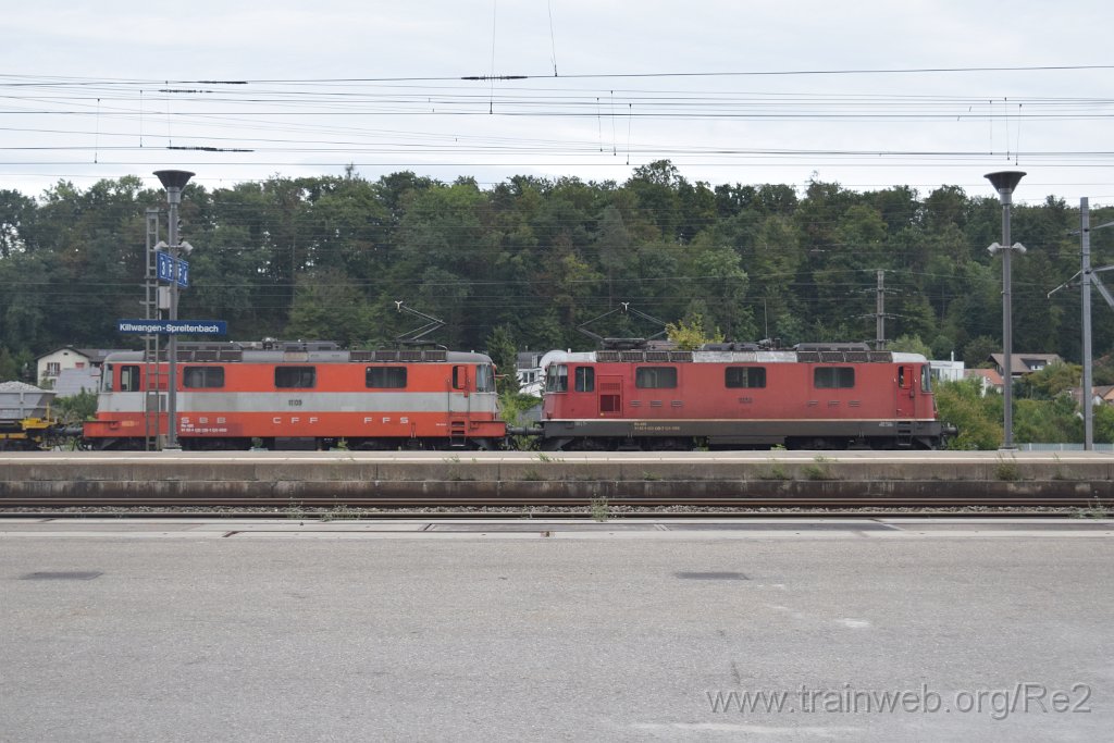 8209-0005-140922.jpg - SBB-CFF Re 4/4'' 11130 (Re 420.130-7)  (Re 91 85 4 420 130-7 CH-SBB) + SBB-CFF Re 4/4'' 11109 (Re 420.109-1)  (Re 91 85 4 420 109-1 CH-SBB) / Killwangen-Spreitenbach 14.9.2022