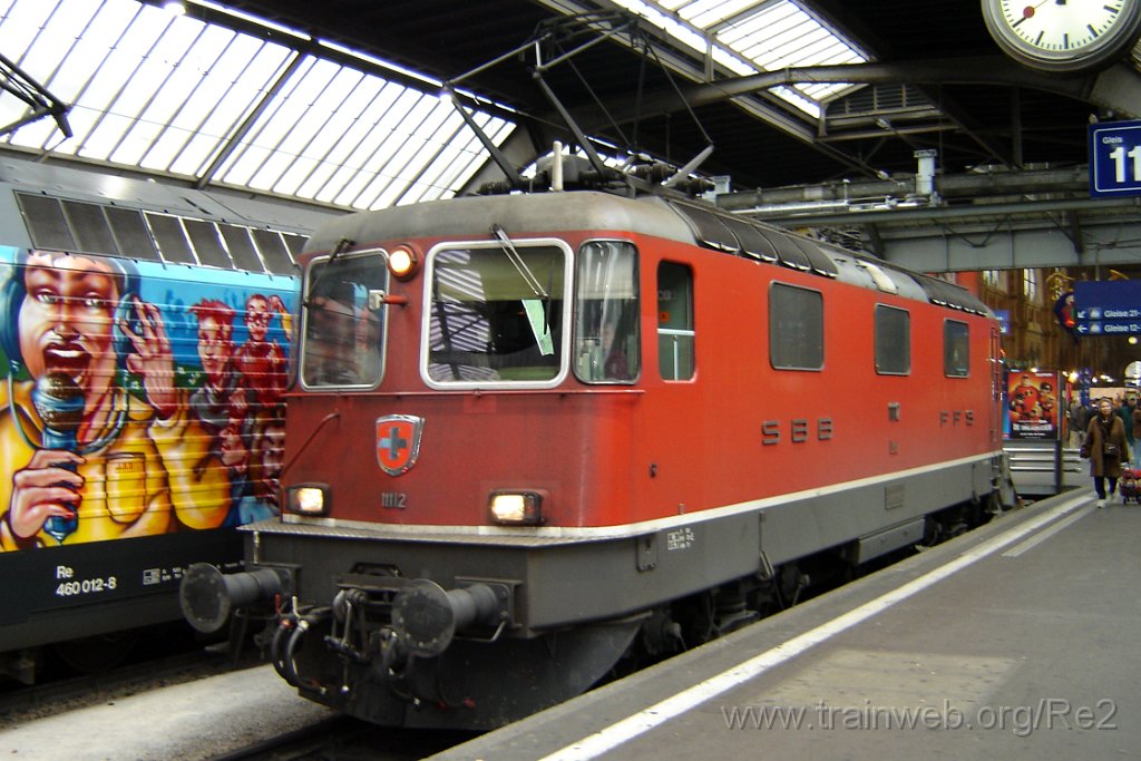 0997-0022-051204.jpg - SBB-CFF Re 4/4'' 11112 / Zürich HB 5.12.2004