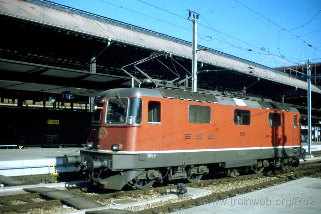 0703-0038.jpg - SBB-CFF Re 4/4'' 11113 / Basel 26.2.1998