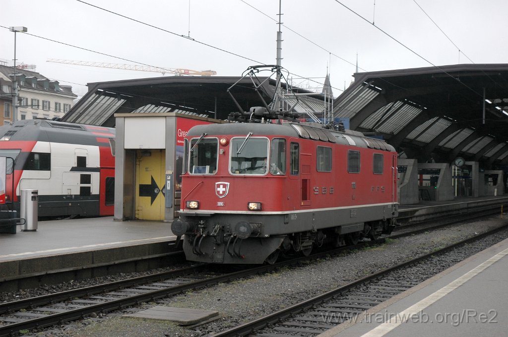2772-0002-200413.jpg - SBB-CFF Re 4/4'' 11116 / Zürich HB 20.4.2013