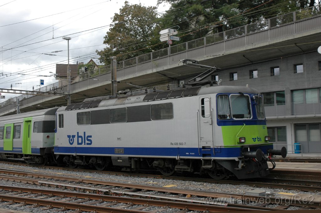 2186-0019-070911.jpg - BLS Re 420.502-7 / Bern HB 7.9.2011