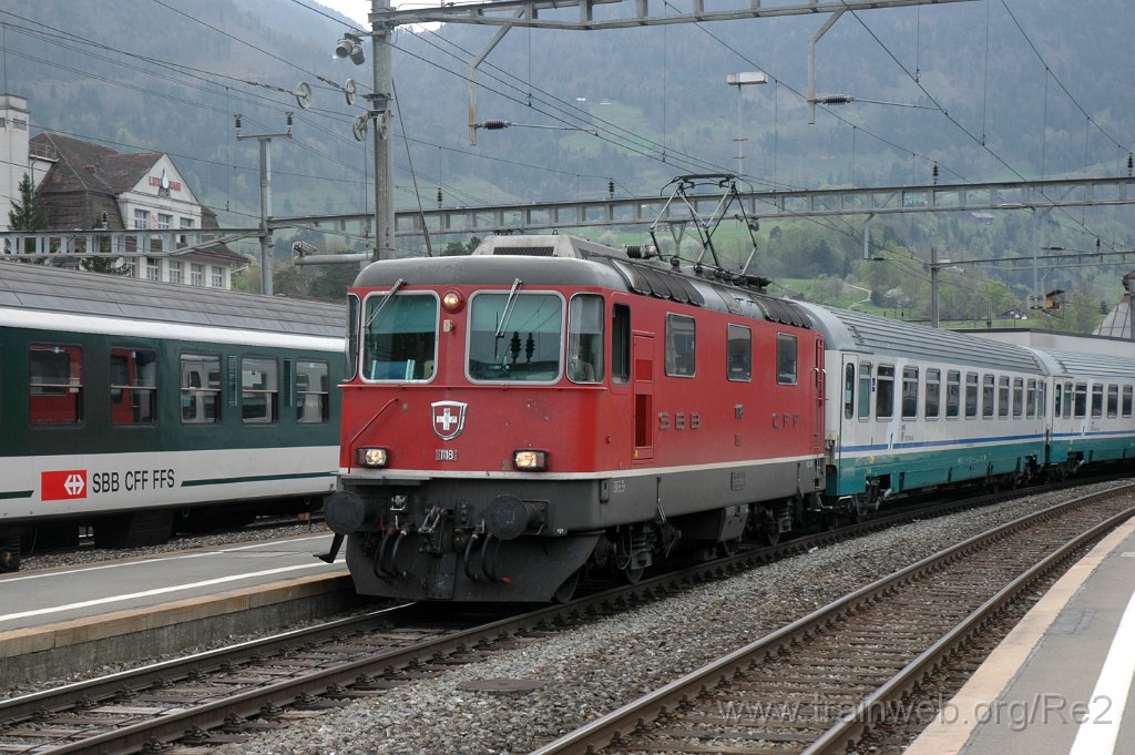 2776-0012-260413.jpg - SBB-CFF Re 4/4'' 11118 / Arth-Goldau 26.4.2013