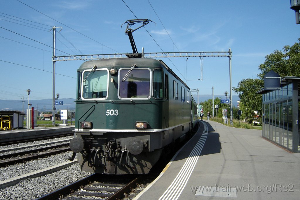 1417-0038-120907.jpg - BLS Re 420.503-5 / Kerzers 12.9.2007