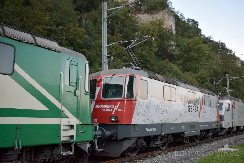 9372-0015-140924.jpg - Sersa Re 420.503-5 ''Valentina'' (Re 91 85 4 420 503-5 CH-SERSA) / Aeussere Klus 14.9.2024