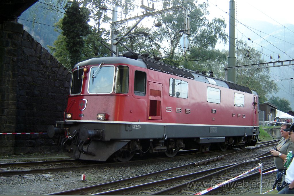 1414-0041-080907.jpg - SBB-CFF Re 4/4'' 11120 / Erstfeld (Dépot) 8.9.2007