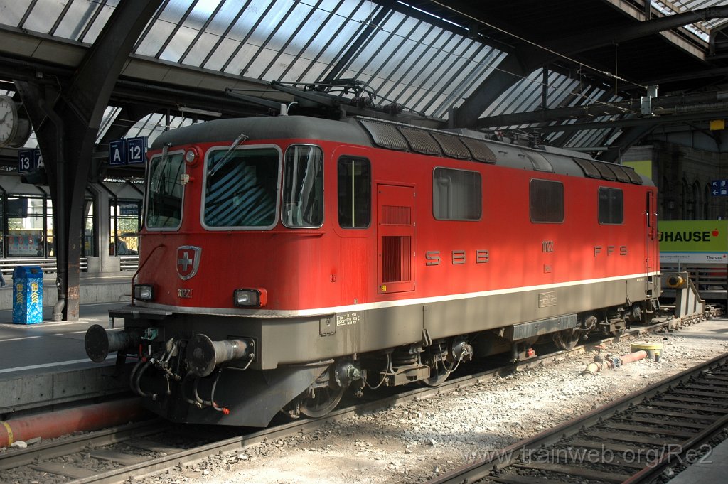 1563-0002-200908.jpg - SBB-CFF Re 4/4'' 11122 / Zürich HB 20.9.2008
