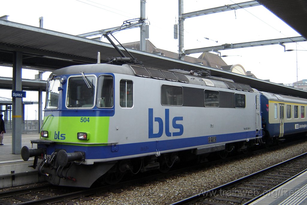 1144-0037-210306.jpg - BLS Re 420.504-3 / Spiez 21.3.2006