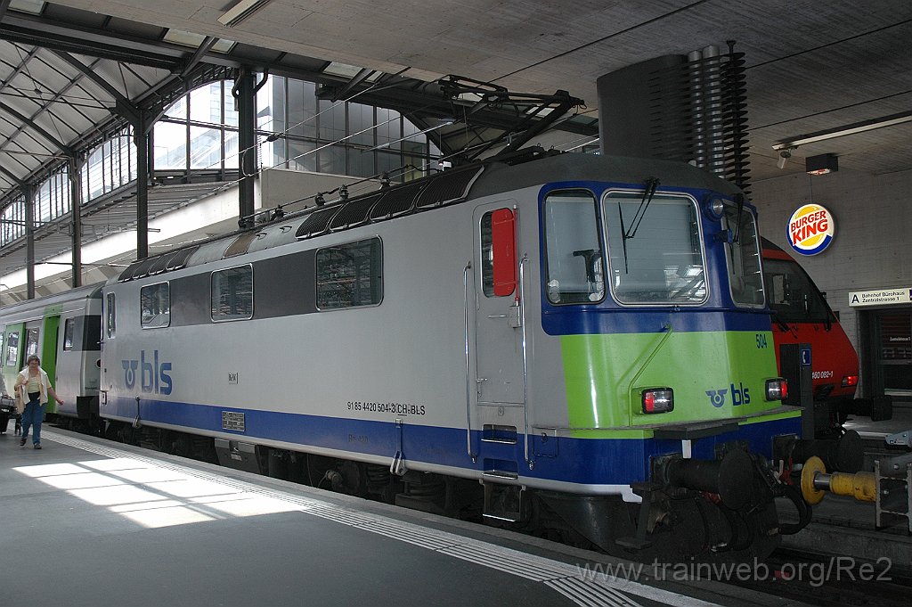 1700-0003-200709.jpg - BLS Re 420.504-3 / Luzern 20.7.2009