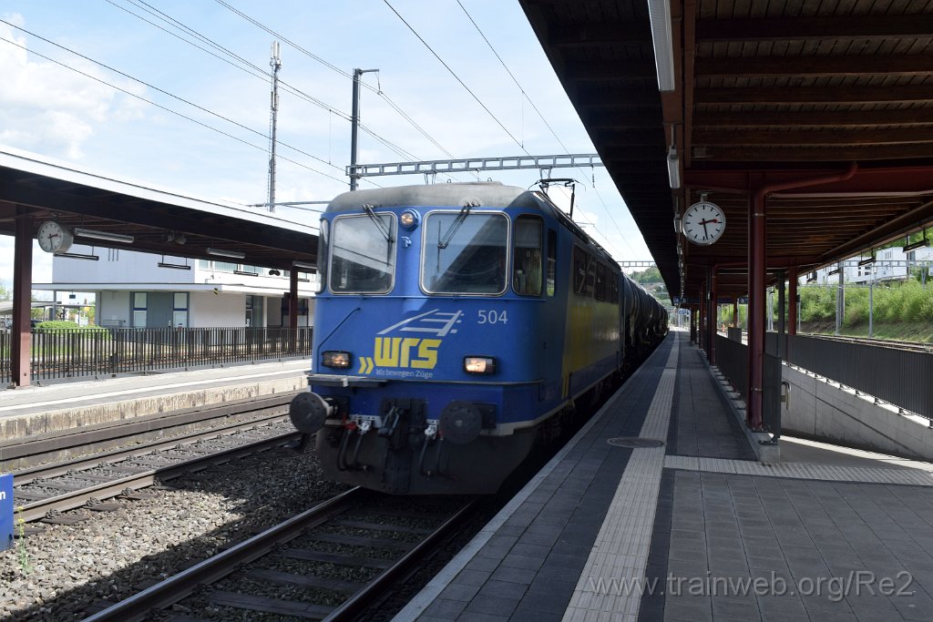 9660-0028-220425.jpg - WRS Re 420.504-3 (Re 91 85 4 420 504-3 CH-WRSCH) / Stein-Säckingen 22.4.2025