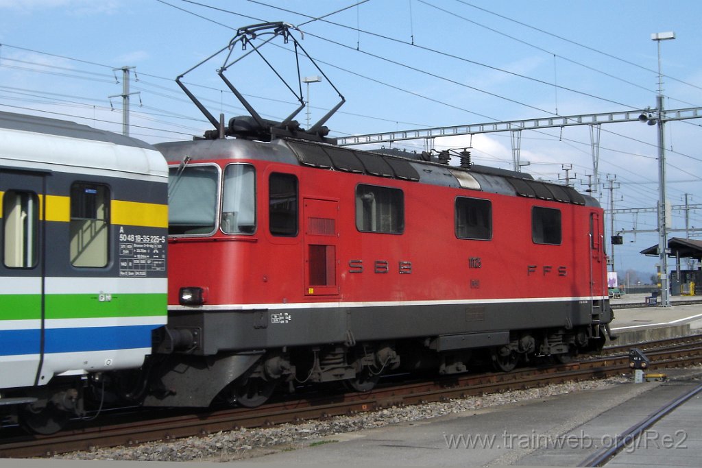 1292-0014-180307.jpg - SBB-CFF Re 4/4'' 11125 / Pfäffikon SZ 18.3.2007