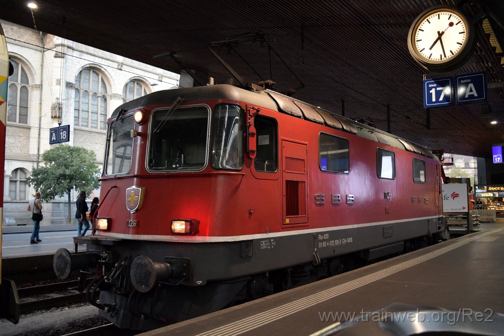 5114-0034-170918.jpg - SBB-CFF Re 4/4'' 11126 (Re 420.126-5)  (Re 91 85 4 420 126-5 CH-SBB) / Zürich HB 17.9.2018