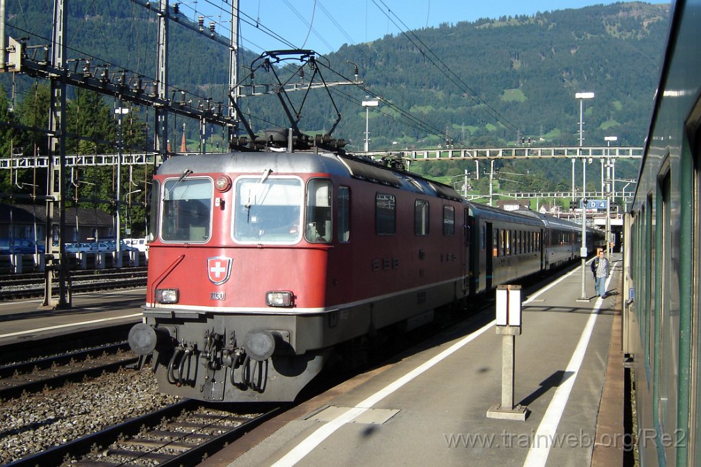1214-0023-310806.jpg - SBB-CFF Re 4/4'' 11130 / Arth-Goldau 31.8.2006