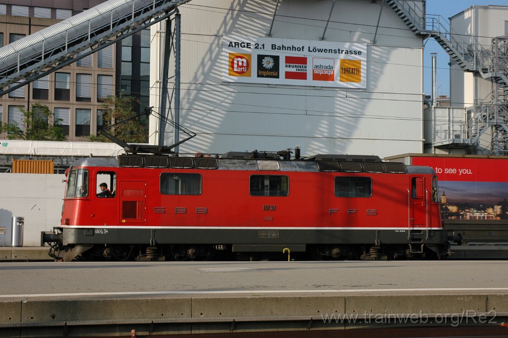 2170-0015-180811.jpg - SBB-CFF Re 4/4'' 11130 / Zürich HB 18.8.2011