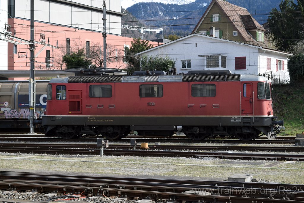 8980-0016-020324.jpg - SBB-CFF Re 4/4'' 11130 (Re 420.130-7)  (Re 91 85 4 420 130-7 CH-SBB) / Chur (Dépot) 2.3.2024
