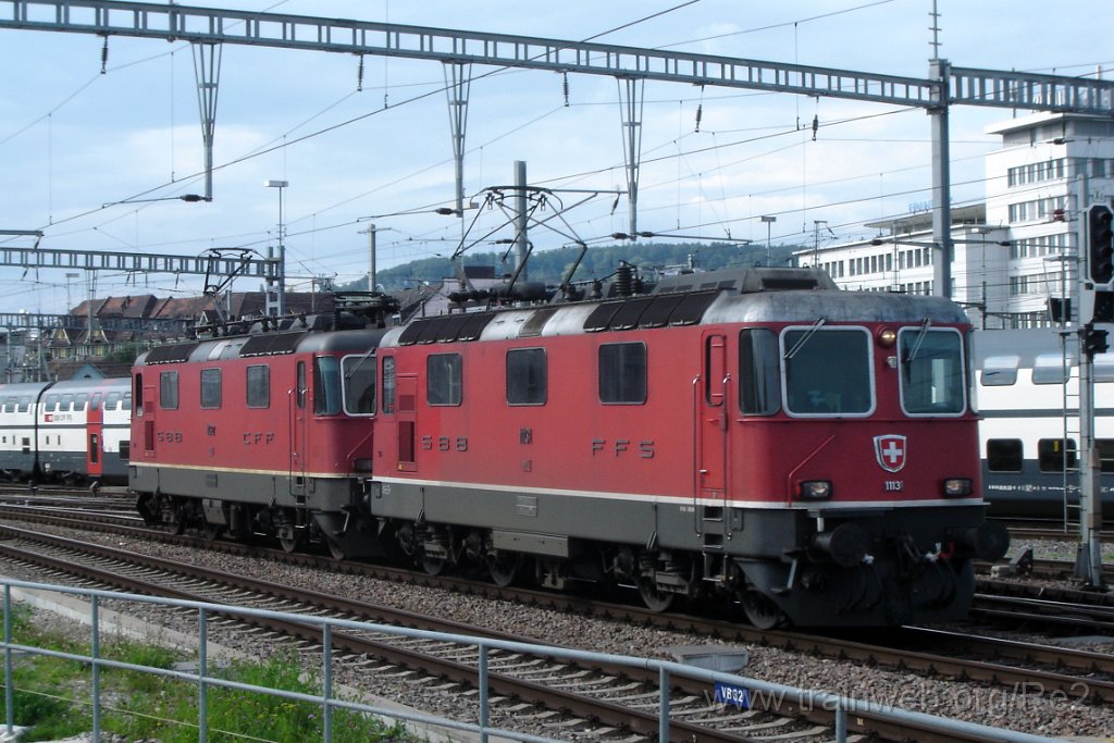 1538-0027-170808.jpg - SBB-CFF Re 4/4'' 11131 + SBB-CFF Re 4/4'' 11302 / Zürich HB 17.8.2008