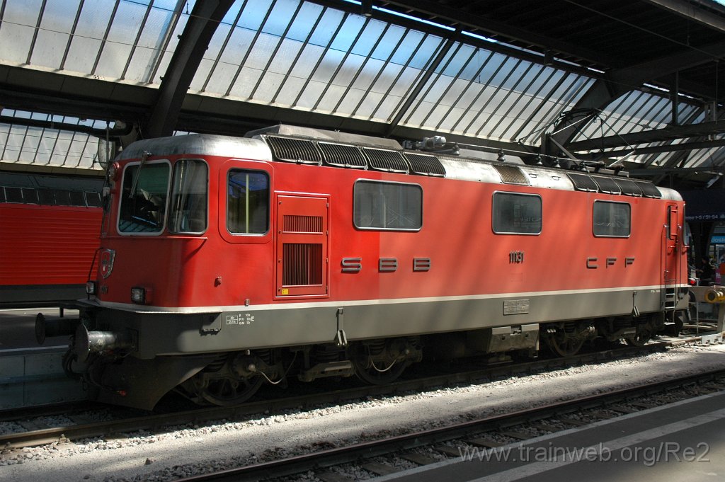 1957-0040-310710.jpg - SBB-CFF Re 4/4'' 11131 / Zürich HB 31.7.2010