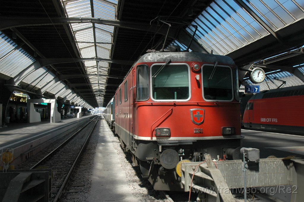 1957-0043-310710.jpg - SBB-CFF Re 4/4'' 11131 / Zürich HB 31.7.2010