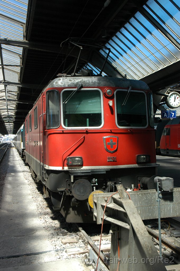 1957-0044-310710.jpg - SBB-CFF Re 4/4'' 11131 / Zürich HB 31.7.2010