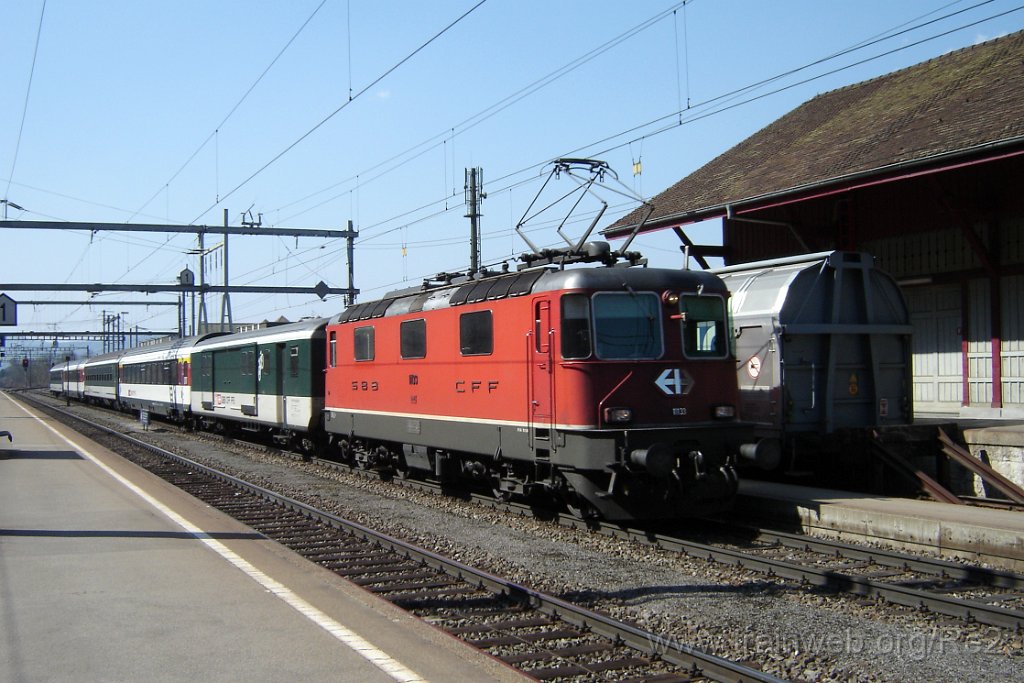 1151-0024-080406.jpg - SBB-CFF Re 4/4'' 11133 / Eglisau 8.4.2006