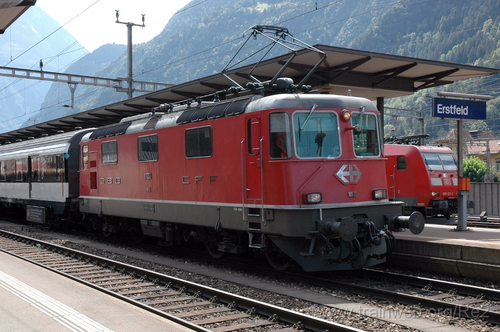 2180-0023-020911.jpg - SBB-CFF Re 4/4'' 11133 / Erstfeld 2.9.2011
