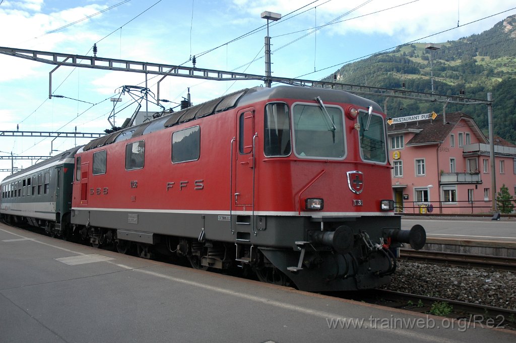 1702-0017-200709.jpg - SBB-CFF Re 4/4'' 11138 / Arth-Goldau 20.7.2009