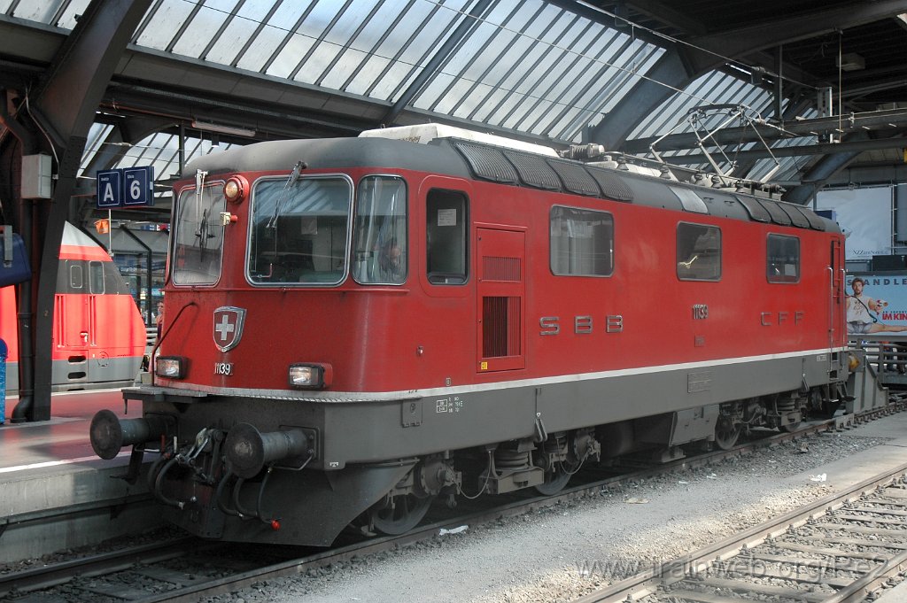 1550-0043-300808.jpg - SBB-CFF Re 4/4'' 11139 / Zürich HB 30.8.2008