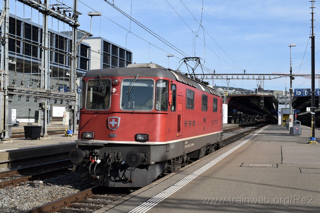 7787-0014-021021.jpg - SBB-CFF Re 4/4'' 11139 (Re 420.139-8)  (Re 91 85 4 420 139-8 CH-SBB) / Zürich HB 2.10.2021